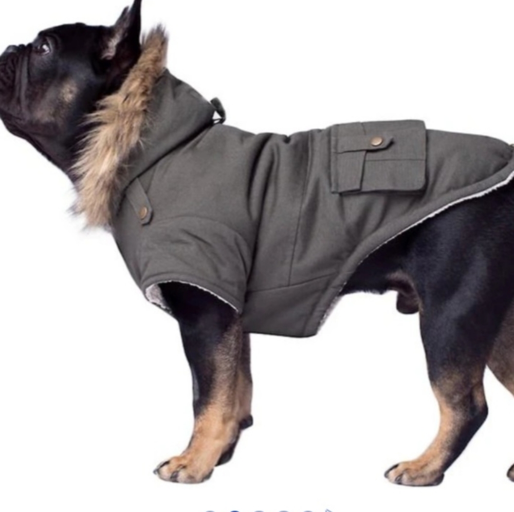*NWT Canada Pooch Alaskan Army Premium Faux Down Insulated Dog Parka